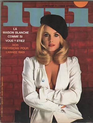 "LUI n°51 mars 1968" Marie-France BOYER par Frank GITTY