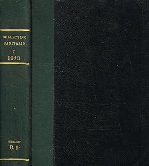 Bild des Verkufers fr Bollettino sanitario. Anno VII, 1913 zum Verkauf von Biblioteca di Babele