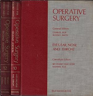 Bild des Verkufers fr Operative surgery Vol. 10, 12 Eyes, ear, nose and throat Genito-urinary system zum Verkauf von Biblioteca di Babele