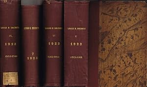 Raccolta ufficiale delle Leggi e dei Decreti del Regno d'Italia - Anno 1923 - Volume Quinto, Dal ...