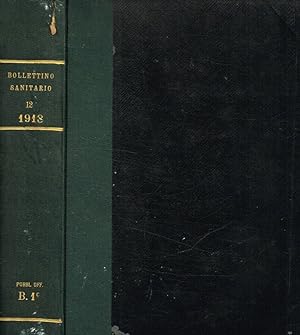 Bild des Verkufers fr Bollettino sanitario. Anno XII, 1918 zum Verkauf von Biblioteca di Babele