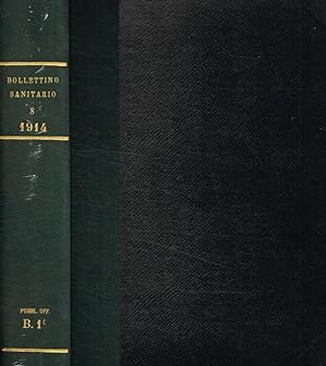 Bild des Verkufers fr Bollettino sanitario. Anno VIII, 1914 zum Verkauf von Biblioteca di Babele