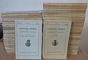 Giornale Storico della Letteratura Italiana : 51 Vol. du 3e trimestre 1951 au 1er trimestre 1967 ...