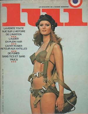 "LUI n°69 octobre 1969" ELSA aviatrice par Francis GIACOBETTI