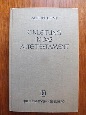 Seller image for Einleitung in das Alte Testament. for sale by Antiquariat Sasserath