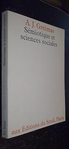 Immagine del venditore per Smiotique et sciencies sociales venduto da Librera La Candela