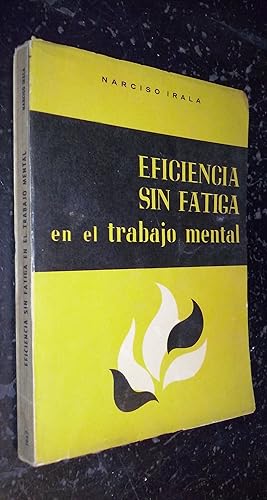 Imagen del vendedor de Eficiencia sin fatiga en el trabajo mental a la venta por Librera La Candela