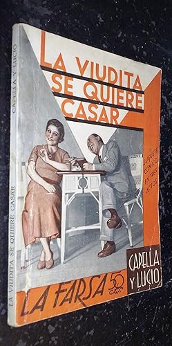 Imagen del vendedor de La viudita se quiere casar. Juguete cmico en tres actos a la venta por Librera La Candela