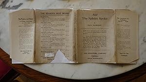Bild des Verkufers fr And the Sphinx Spoke By Paul Eldridge, American poet, novelist, short story writer and teacher. , RARE DUSTJACKET, FRONT Cloth cvr has SPHINX Illustration by Carlo De Fornaro, Stories & Prose Poems ARE AMONG THE UNIQUE THINGS IN AMERICAN LITERATURE, Includes Chinese Doll, Evil s Good, WORMS & BUTTERFLIES, I Am the Coffin. Icebergs, Cat & His Shadow ETC. zum Verkauf von Bluff Park Rare Books