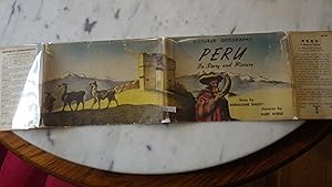 Seller image for PERU IN COLOR DUSTJACKET, 1942, STORY by Bernadine Bailey, Illustrated by Kurt Wiese , Machu Picchu ,Gaily PICTURED GEOGRAPHY in Story & Pictures, CHILDREN, On the central western coast of South America facing the Pacific Ocean. SECOND SERIES, DIRECTLY South of New York City Lies this LONG NARROW Country with aLong Coastline on Pacific Ocean for sale by Bluff Park Rare Books