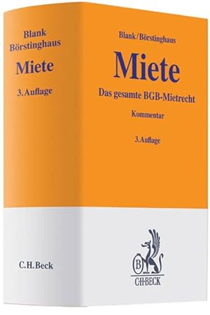 Seller image for Miete : Kommentar. for sale by Antiquariat Thomas Haker GmbH & Co. KG