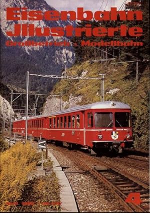 Bild des Verkufers fr Eisenbahn Illustrierte Grobetrieb Modellbahn Heft 4/1982 (April 1982). . zum Verkauf von Versandantiquariat  Rainer Wlfel