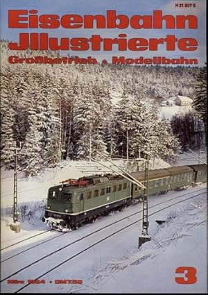 Image du vendeur pour Eisenbahn Illustrierte Grobetrieb Modellbahn Heft 3/1984 (Mrz 1984). . . mis en vente par Versandantiquariat  Rainer Wlfel