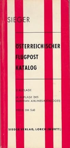 Österreichischer Flugpost Katalog.