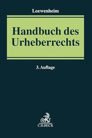 Bild des Verkufers fr Handbuch des Urheberrechts zum Verkauf von AHA-BUCH GmbH