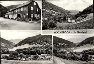 Bild des Verkufers fr Ansichtskarte / Postkarte Hockeroda Kaulsdorf in Thringen, Gasthof, Ort mit Umgebung zum Verkauf von akpool GmbH