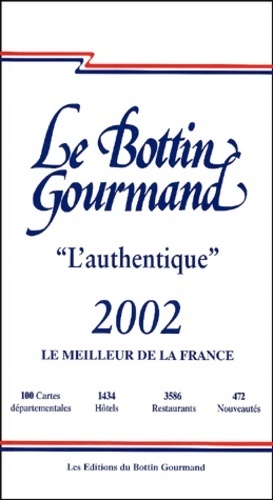 Le bottin gourmand 2002 - Collectif