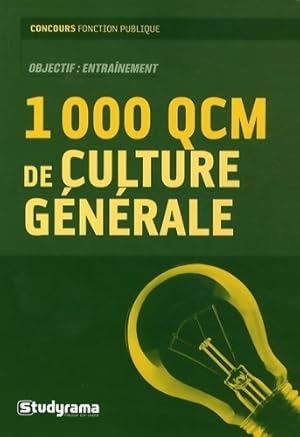 Image du vendeur pour 1000 QCM de culture g?n?rale - Marie Berchoud mis en vente par Book Hmisphres