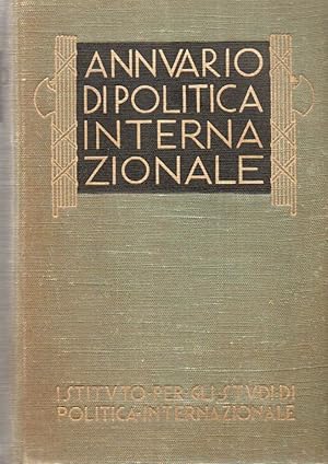 Annuario della politica internazionale 1938