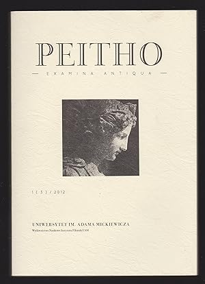 Seller image for Peitho: Examina Antiqua, 1 (3) / 2012 for sale by killarneybooks
