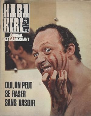 "HARA-KIRI N°72 / Août 1967" Oui, on peut se raser sans rasoir / WOOD-MILNE (Complet / Bon état)