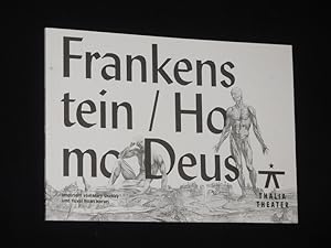 Bild des Verkufers fr Programmheft 180 Thalia Theater Hamburg 2018/19. Urauffhrung FRANKENSTEIN / HOMO DEUS inspiriert von Mary Shelley und Yuval Noah Harari. Regie: Jan Bosse, Bhne: Stephane Laime, Kostme: Kathrin Plath, Musik: Jonas Landerschier. Mit Pascal Houdus, Marie Lcker, Karin Neuhuser, Paul Schrder, Jirka Zett, Sebastian Zimmler zum Verkauf von Fast alles Theater! Antiquariat fr die darstellenden Knste