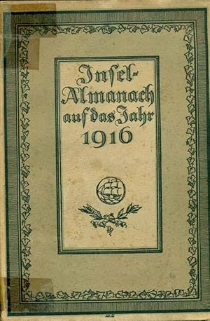 Insel-Almanach auf das Jahr 1916. Kalendarium.