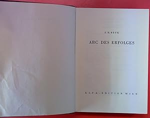 Bild des Verkufers fr ABC DES ERFOLGES zum Verkauf von biblion2