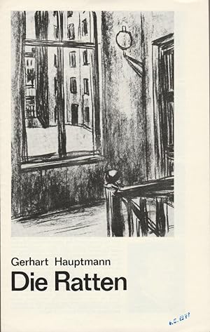 Bild des Verkufers fr Programmheft Gerhart Hauptmann DIE RATTEN 1977 zum Verkauf von Programmhefte24 Schauspiel und Musiktheater der letzten 150 Jahre