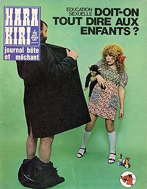 "HARA-KIRI N°129 / Juin 1972" DOIT-ON TOUT DIRE AUX ENFANTS ? / PERRIER (Complet / Très bon état)