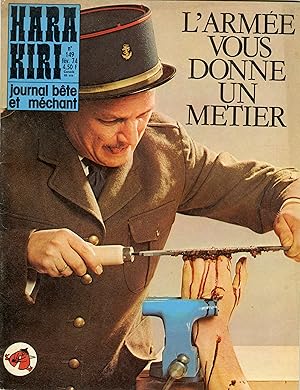 "HARA-KIRI N°149 / Février 1974" L'ARMÉE VOUS DONNE UN MÉTIER / L'ARMÉE C'EST MON MÉTIER (Complet...