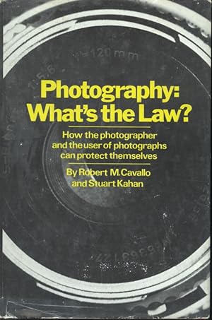 Imagen del vendedor de Photography ; What's the Law? a la venta por Librairie Le Nord
