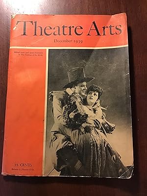 Imagen del vendedor de Theatre Arts Monthly (December 1939) a la venta por Shadetree Rare Books