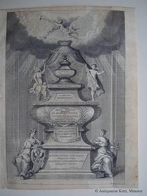 Grabmal des "Friderici Ernesti Comitis de Solms". Kupferstich von Bernigeroth nach D. Schneider. ...