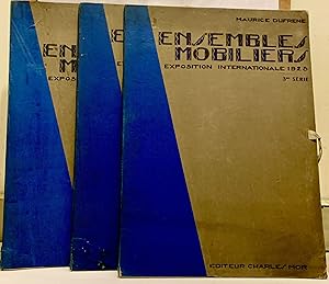 Seller image for Ensembles Mobiliers. Exposition internationale des Arts Dcoratifs 1925. 1re srie & 2me srie, puis Ensembles Mobiliers. 3me srie. [Collection complte] for sale by Royoung Bookseller, Inc. ABAA