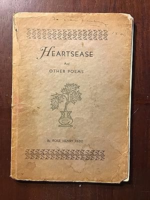 Seller image for Heartsease and Other Poems for sale by Shadetree Rare Books