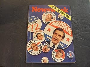 Bild des Verkufers fr Newsweek Jan 10 1972 Who Can Beat Nixon? zum Verkauf von Joseph M Zunno