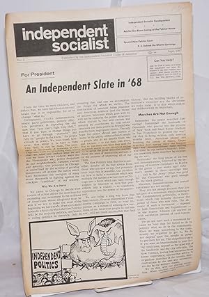 Seller image for Independent Socialist, No. 3, Sep 1967 for sale by Bolerium Books Inc.