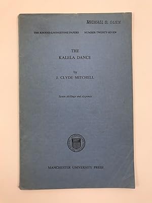 The Kalela Dance Aspects of Social Relationships among Urban Africans in Northern Rhodesia