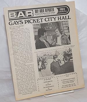 Seller image for B.A.R. Bay Area Reporter: the catalyst for all factions of the Gay Community; vol. 2, #24, November 29, 1972; Gays Picket City Hall for sale by Bolerium Books Inc.