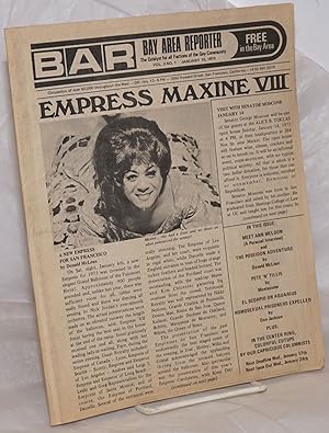 Bild des Verkufers fr B.A.R. Bay Area Reporter: the catalyst for all factions of the gay community; vol. 3, #1, January 10, 1973: Empress Maxine III zum Verkauf von Bolerium Books Inc.