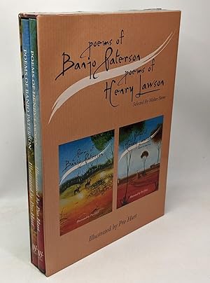 Image du vendeur pour Coffret deux volumes: Poems of Henry Lawson + Poems of Banjo Paterson mis en vente par crealivres