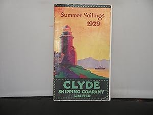 Clyde Shipping Co Limited - Summer Sailings 1929