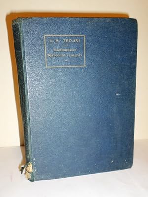 Dictionnaire Arabe-Français (Maroc). Préface de M. L. Brunot. Troisième édition.