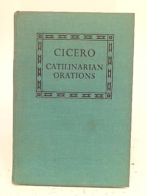 Bild des Verkufers fr Cicero, Speeches Against Catilina zum Verkauf von World of Rare Books