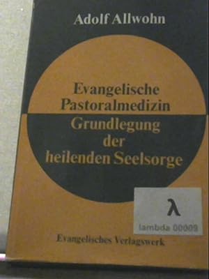 Bild des Verkufers fr Evangelische Pastoralmedizin zum Verkauf von Antiquariat Jochen Mohr -Books and Mohr-