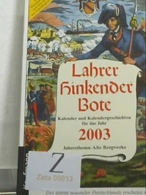 Tagebuchkalender Lahrer Kalender und Kalendergeschichten für das Jahr 2003