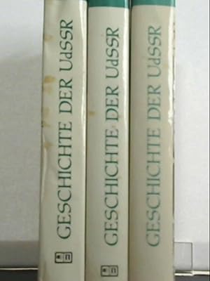 Bild des Verkufers fr Geschichte der UdSSR in drei Teilen. I. Von der Urzeit bis zu Groen Sozialistischen Oktoberrevolution. II. Von der groen sozialistischen Oktoberrevolution bis zum groen Vaterlndischen Krieg., III. Vom Anfang des Groen Vaterlndischen Krieges bis zu zum Verkauf von Antiquariat Jochen Mohr -Books and Mohr-