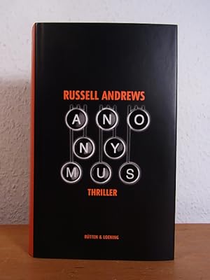 Seller image for Anonymus. Thriller for sale by Antiquariat Weber
