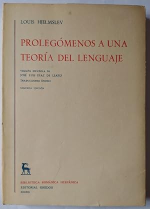 Immagine del venditore per Prolegmenos a una teora del lenguaje venduto da La Leona LibreRa